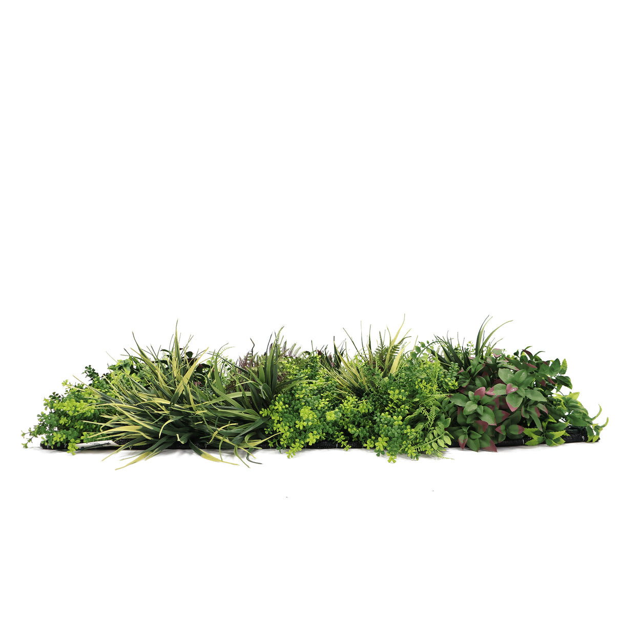 Ultra realistic FR artificial green wall with green yellow red and white foliage 100x50cm panel PW32FRB