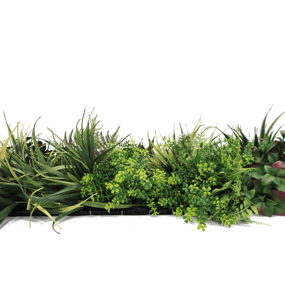 Ultra realistic FR artificial green wall with green yellow red and white foliage 100x50cm panel PW32FRB