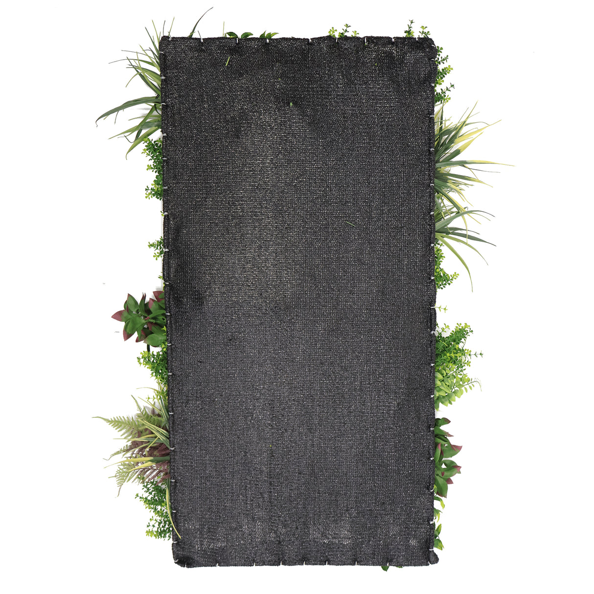 Ultra realistic FR artificial green wall with green yellow red and white foliage 100x50cm panel PW32FRB