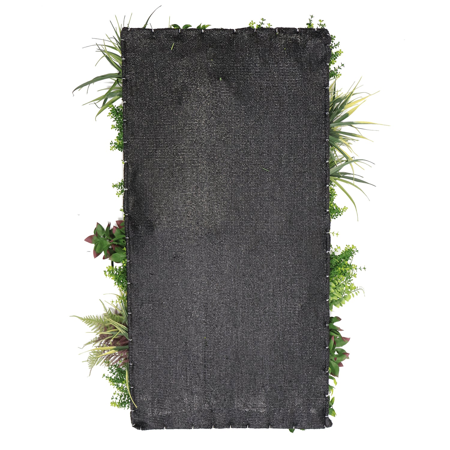 Ultra realistic FR artificial green wall with green yellow red and white foliage 100x50cm panel PW32FRB