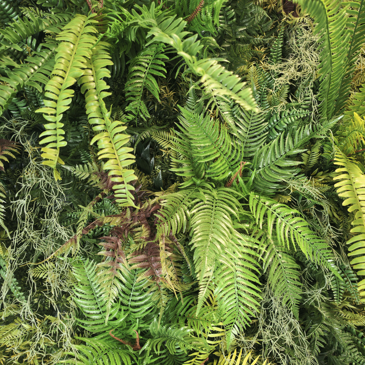 Artificial tropical green wall panel - 100x100cm - GWTROP