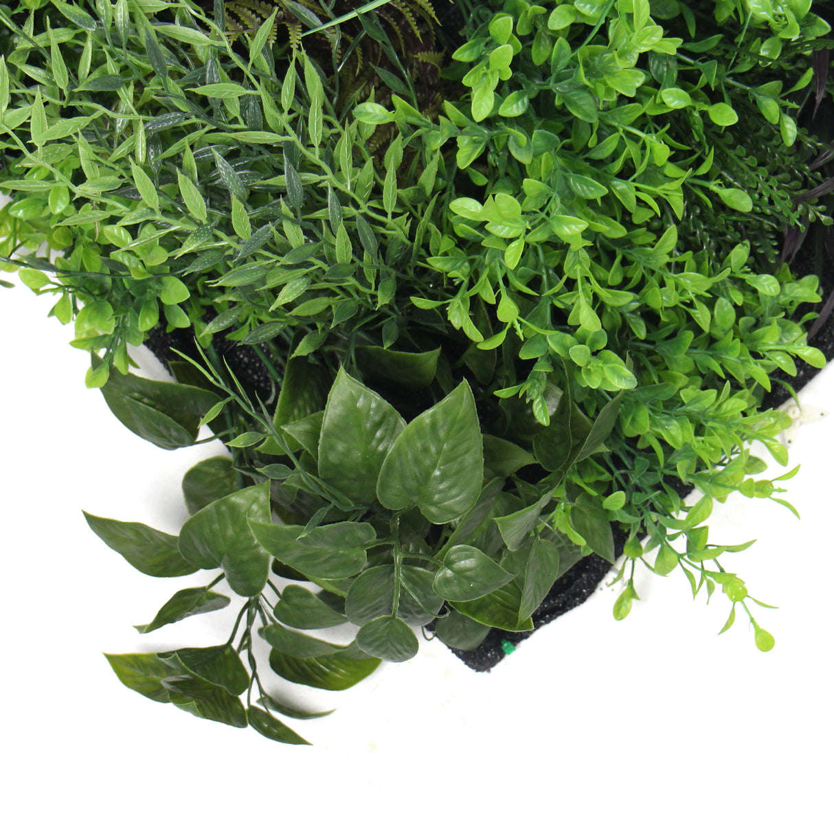 Ultra realistic artificial 3D plant wall with green yellow red  and white foliage 100x50cm - panel 29B