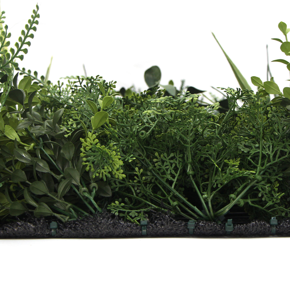 Ultra realistic FR artificial green wall with green  yellow red purple and white foliage 100x50cm panel PW38FRB