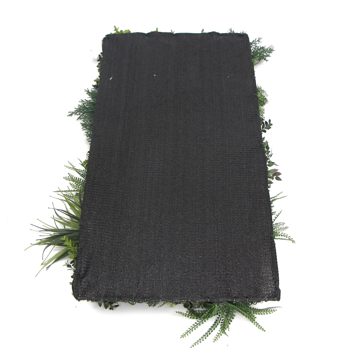 Ultra realistic FR artificial green wall with green  yellow red purple and white foliage 100x50cm panel PW38FRB