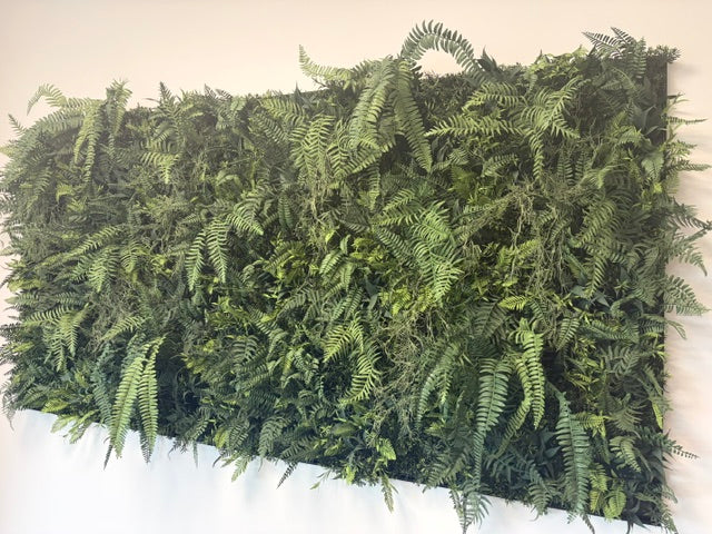 Artificial tropical jungle green wall FR panels - Set of 3 x 1m2