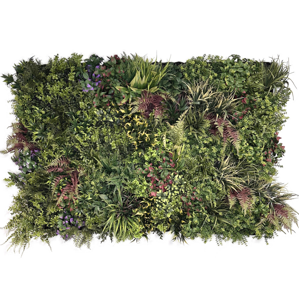 Ultra realistic FR combo artificial green wall - 3 x PW32FR A-B-C 100x50cm panels