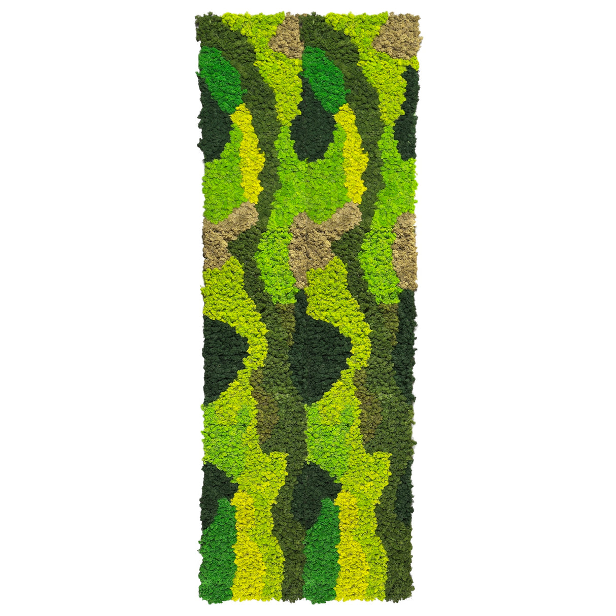 Premium preserved reindeer moss - mixed green 0.5 x 3m self adhesive panel