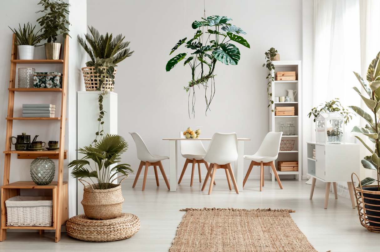 Artificial large hanging branched monstera 120cm wide