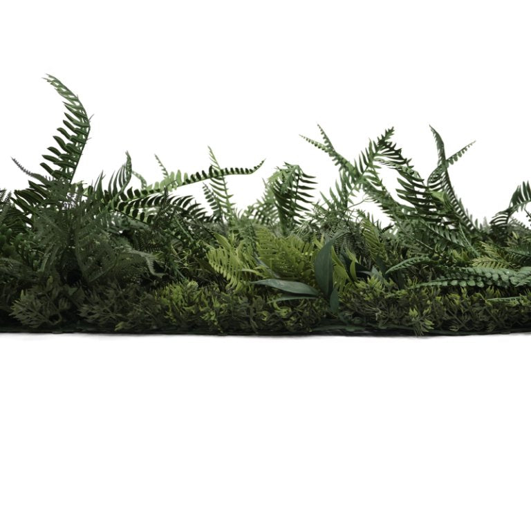 Combo of 3 x 1m2 FR artificial tropical Jungle green wall panels with green foliage