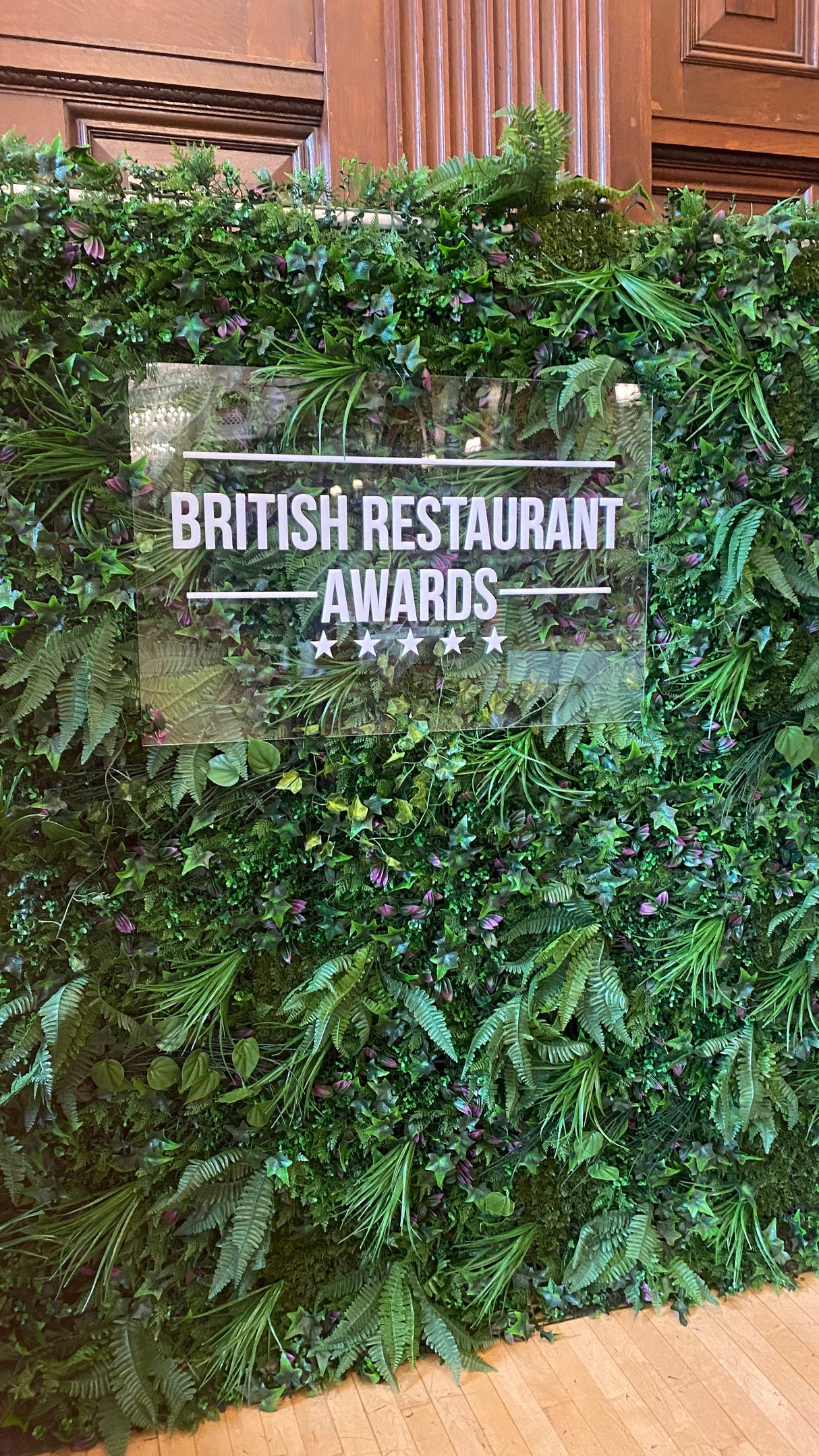 Artificial green wall mixed plant panel with ferns and grasses 100x100 cm