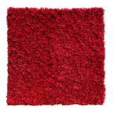Artificial red reindeer moss panel  100x100cm