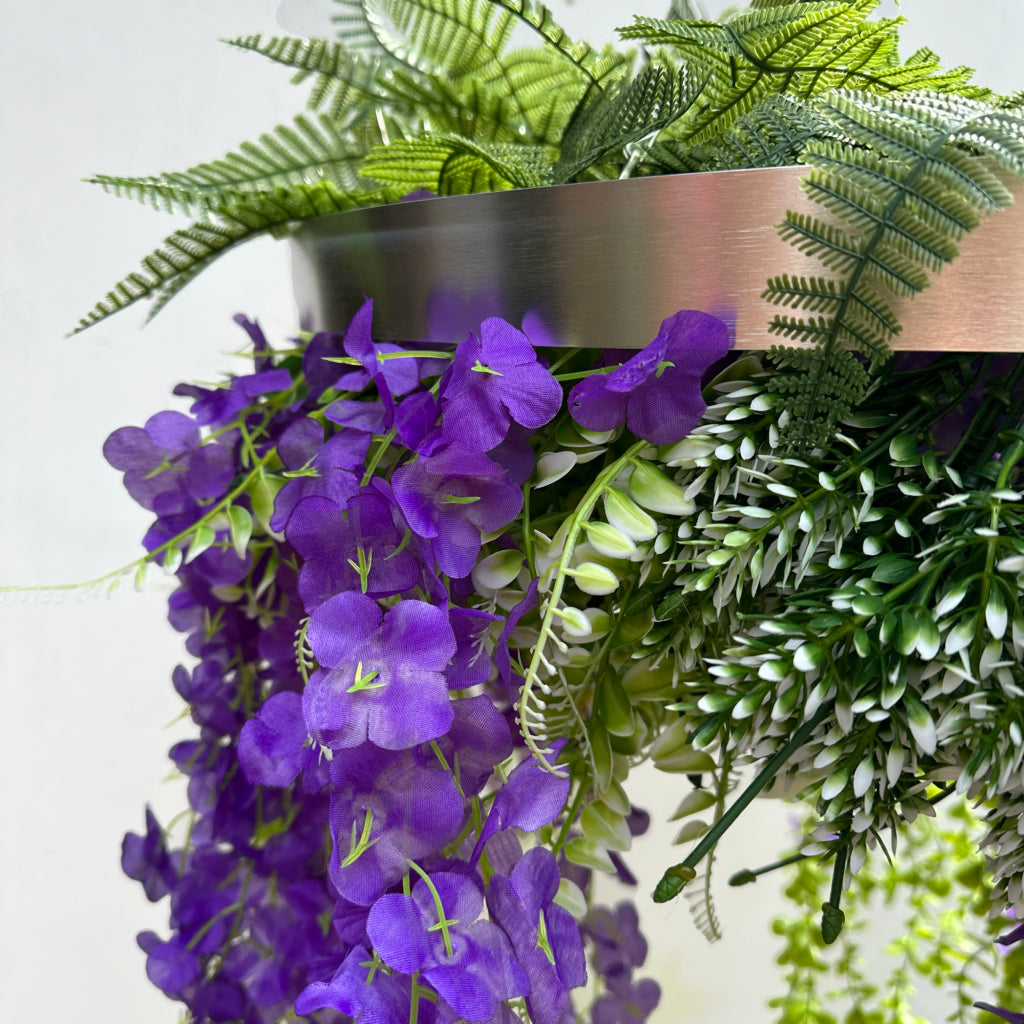 Hanging plant hoops
