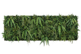 Combo of 3 x 1m2 total 3m2 FR artificial tropical green wall panels with green foliage