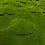 Artificial green flat-lumpy moss panel 1m x 2m