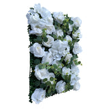 white roses and hydrangea flower mats 40x60 cm