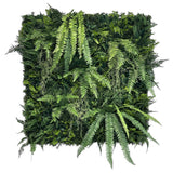 Gw65B  100 x 100cm panel FR artificial tropical jungle green wall panels with green foliage