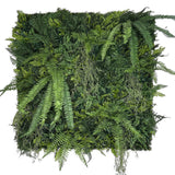 Gw66C  100 x 100cm panel FR artificial tropical Jungle green wall panels with green foliage