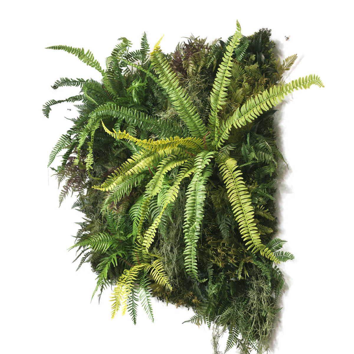 Artificial tropical green wall panel - 100x100cm - GWTROP