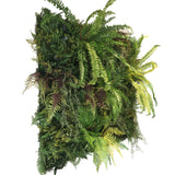 Artificial tropical green wall panel - 100x100cm - GWTROP
