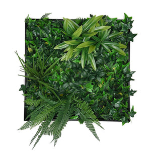 Artificial green foliage frames