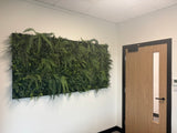 Artificial tropical jungle green wall FR panels - Set of 3 x 1m2