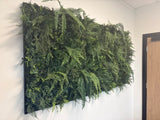 Artificial tropical jungle green wall FR panels - Set of 3 x 1m2