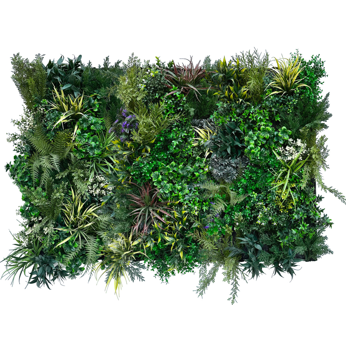 Premium realistic combo artificial green wall - 3 x PW23-24-25 100x50cm panels