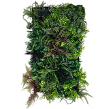 Ultra realistic 3D combo wall - 3 x 100 x 50cm artificial plant wall with green with yellow red purple and white foliage - PW29 combo
