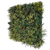 Ultra realistic FR artificial plant wall with green  yellow red purple and white foliage 100x100cm Panel B