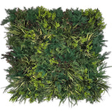 Ultra realistic FR artificial plant wall with green  yellow red purple and white foliage 100x100cm Panel B