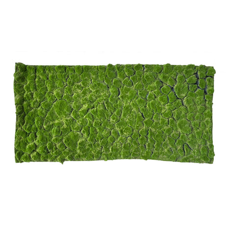 Artificial green lumpy bun moss panel 1m x 2m