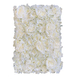 white roses and hydrangea flower mats 40x60 cm