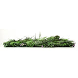 Artificial green wall mixed plant panel with ferns and grasses 100x100 cm - www.greenplantwalls.co.uk