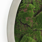Artificial bun  moss circular art panel GRP concrete-stone effect